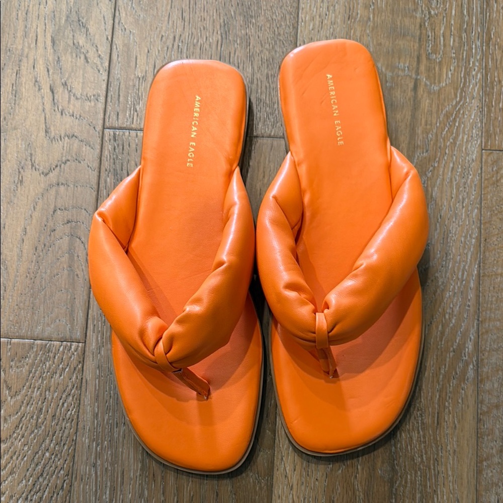 American Eagle Outfitters Orange Sandals